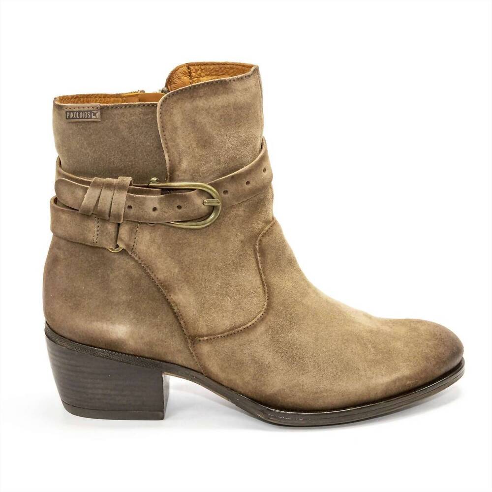 NEW PIKOLINOS women's baqueira booties in stone